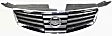 2-Piece Kit, Front Grille Chrome Shell with Painted Black Insert, Includes (1) Bumper Cover and (1) Grille