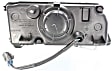 2004 Mercury Grand Marquis - 4-Piece Kit Driver and Passenger Side Halogen Headlight, With bulb(s), OE Replacement,  Includes (2) Corner Light and (2) Headlight