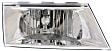 2004 Mercury Grand Marquis - 4-Piece Kit Driver and Passenger Side Halogen Headlight, With bulb(s), OE Replacement,  Includes (2) Corner Light and (2) Headlight