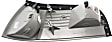 2004 Mercury Grand Marquis - 4-Piece Kit Driver and Passenger Side Halogen Headlight, With bulb(s), OE Replacement,  Includes (2) Corner Light and (2) Headlight
