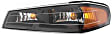 2008 Isuzu i-370 - 4-Piece Kit Driver and Passenger Side Halogen Headlight, With bulb(s), OE Replacement,  Includes (2) Corner Light and (2) Headlight