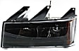 2008 Isuzu i-370 - 4-Piece Kit Driver and Passenger Side Halogen Headlight, With bulb(s), OE Replacement,  Includes (2) Corner Light and (2) Headlight