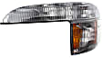 1999 Ford Explorer - 2-Piece Kit Driver Side Halogen Headlight, With bulb(s), OE Replacement,  Includes (1) Corner Light and (1) Headlight