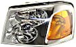 4-Piece Kit Driver and Passenger Side Halogen Headlight, With bulb(s), OE Replacement, Includes (2) Headlight and (2) Corner Light