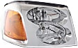 3-Piece Kit Passenger Side Halogen Headlight, With bulb(s), OE Replacement, Includes (1) Fender, (1) Headlight and (1) Corner Light