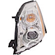 2007 Cadillac DTS - 4-Piece Kit Driver and Passenger Side HID/Xenon Headlight, With bulb(s), Except Export Models (Non- US Market), OE Replacement,  Includes (2) Fog Light and (2) Headlight