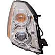 2007 Cadillac DTS - 4-Piece Kit Driver and Passenger Side HID/Xenon Headlight, With bulb(s), Except Export Models (Non- US Market), OE Replacement,  Includes (2) Fog Light and (2) Headlight
