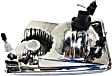 2003 Ford Ranger - 4-Piece Kit Driver and Passenger Side Halogen Headlight, With bulb(s), OE Replacement,  Includes (2) Corner Light and (2) Headlight