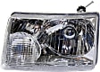 2003 Ford Ranger - 4-Piece Kit Driver and Passenger Side Halogen Headlight, With bulb(s), OE Replacement,  Includes (2) Corner Light and (2) Headlight