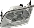 2003 Ford F-150 - 4-Piece Kit Driver and Passenger Side Halogen Headlight, With bulb(s),  Converts OE Corner Lights To Lightning Style, OE Replacement, Standard Cab Pickup,  Includes (2) Corner Light and (2) Headlight