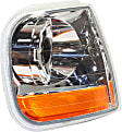 2003 Ford F-150 - 4-Piece Kit Driver and Passenger Side Halogen Headlight, With bulb(s),  Converts OE Corner Lights To Lightning Style, OE Replacement, Standard Cab Pickup,  Includes (2) Corner Light and (2) Headlight