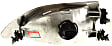 1994 Ford Mustang - 4-Piece Kit Driver and Passenger Side Halogen Headlight, With bulb(s), OE Replacement,  Includes (2) Corner Light and (2) Headlight