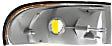 1994 Ford Mustang - 4-Piece Kit Driver and Passenger Side Halogen Headlight, With bulb(s), OE Replacement,  Includes (2) Corner Light and (2) Headlight