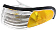 1994 Ford Mustang - 4-Piece Kit Driver and Passenger Side Halogen Headlight, With bulb(s), OE Replacement,  Includes (2) Corner Light and (2) Headlight