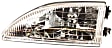 1994 Ford Mustang - 4-Piece Kit Driver and Passenger Side Halogen Headlight, With bulb(s), OE Replacement,  Includes (2) Corner Light and (2) Headlight