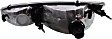 1997 Ford Thunderbird - 4-Piece Kit Driver and Passenger Side Halogen Headlight, With bulb(s), OE Replacement,  Includes (2) Corner Light and (2) Headlight