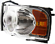 2002-2005 Dodge Ram 1500 - 4-Piece Kit Driver and Passenger Side Halogen Headlight, With bulb(s), New Body Style, OE Replacement, Includes (2) Headlight and (2) Fog Light
