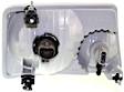 2006 Ford Ranger - 4-Piece Kit Driver and Passenger Side Halogen Headlight, With bulb(s), OE Replacement,  Includes (2) Corner Light and (2) Headlight