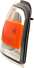 2006 Ford Ranger - 4-Piece Kit Driver and Passenger Side Halogen Headlight, With bulb(s), OE Replacement,  Includes (2) Corner Light and (2) Headlight