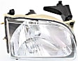 2003 Toyota Tacoma - 4-Piece Kit Driver and Passenger Side Halogen Headlight, With bulb(s), OE Replacement,  Includes (2) Corner Light and (2) Headlight
