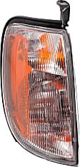 2001 Nissan Xterra - 4-Piece Kit Driver and Passenger Side Halogen Headlight, With bulb(s), OE Replacement, Sport Utility,  Includes (2) Corner Light and (2) Headlight