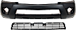2006-2007 Toyota 4Runner - 2-Piece Kit, Front Primed Bumper Cover, Includes (1) Bumper Cover and (1) Bumper Grille