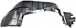 4-Piece Kit, Front, Driver and Passenger Side Fender, With Antenna Hole, Includes (2) Fender and (2) Fender Liner
