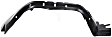 4-Piece Kit, Front, Driver and Passenger Side Fender, With Antenna Hole, Includes (2) Fender and (2) Fender Liner