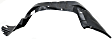 4-Piece Kit, Front, Driver and Passenger Side Fender, With Antenna Hole, Includes (2) Fender and (2) Fender Liner