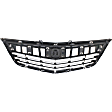 2011-2014 Acura TSX - 2-Piece Kit Front Primed Bumper Cover, Includes (1) Bumper Cover and (1) Grille