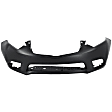 2011-2014 Acura TSX - 2-Piece Kit Front Primed Bumper Cover, Includes (1) Bumper Cover and (1) Grille