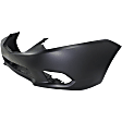 2011-2014 Acura TSX - 2-Piece Kit Front Primed Bumper Cover, Includes (1) Bumper Cover and (1) Grille