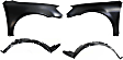 4-Piece Kit, Front, Driver and Passenger Side Fender, Includes (2) Fender and (2) Fender Liner
