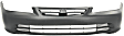 3-Piece Kit Driver and Passenger Side Halogen Headlight, Without bulb(s), Sedan, OE Replacement, Includes (1) Bumper Cover and (2) Headlight