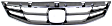 2011-2012 Honda Accord - 2-Piece Kit, Front Primed Bumper Cover, Includes (1) Bumper Cover and (1) Grille