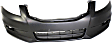 2011-2012 Honda Accord - 2-Piece Kit, Front Primed Bumper Cover, Includes (1) Bumper Cover and (1) Grille