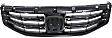2011-2012 Honda Accord - 2-Piece Kit, Front Primed Bumper Cover, Includes (1) Bumper Cover and (1) Grille