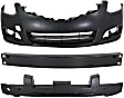 2011 Nissan Altima S - 3-Piece Kit Front Primed Bumper Cover, Coupe,  Includes (1) Bumper Absorber, (1) Bumper Cover, and (1) Bumper Reinforcement