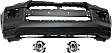 3-Piece Kit, Front Primed Bumper Cover, For Models with Chrome Trim, Includes (1) Bumper Cover and (2) Fog Light