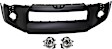 3-Piece Kit, Front Primed Bumper Cover, For Models Without Chrome Trim and Valance Panel, With Front Emblem, CAPA Certified, Includes (1) Bumper Cover and (2) Fog Light