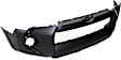 3-Piece Kit, Front Primed Bumper Cover, For Models Without Chrome Trim and Valance Panel, With Front Emblem, CAPA Certified, Includes (1) Bumper Cover and (2) Fog Light