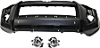 3-Piece Kit, Front Primed Bumper Cover, For Models Without Chrome Trim, With Valance Panel, CAPA Certified, Includes (1) Bumper Cover and (2) Fog Light