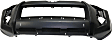 3-Piece Kit, Front Primed Bumper Cover, For Models Without Chrome Trim, With Valance Panel, CAPA Certified, Includes (1) Bumper Cover and (2) Fog Light