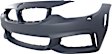 3-Piece Kit, Front Primed Bumper Cover, Includes (1) Bumper Cover and (2) Fog Light