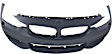3-Piece Kit, Front Primed Bumper Cover, Includes (1) Bumper Cover and (2) Fog Light