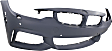3-Piece Kit, Front Primed Bumper Cover, Includes (1) Bumper Cover and (2) Fog Light