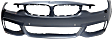 3-Piece Kit, Front Primed Bumper Cover, CAPA Certified, Includes (1) Bumper Cover and (2) Fog Light