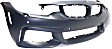 3-Piece Kit, Front Primed Bumper Cover, CAPA Certified, Includes (1) Bumper Cover and (2) Fog Light