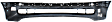 3-Piece Kit, Front Primed Bumper Cover, Includes (1) Bumper Cover and (2) Fog Light