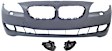 3-Piece Kit, Front Primed Bumper Cover, For Models Without M Package, Without Side View Camera, Includes (1) Bumper Cover and (2) Fog Light